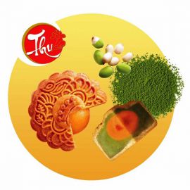 BÁNH NƯỚNG NHÂN NGỌT HẠT SEN TRÀ XANH (210G)